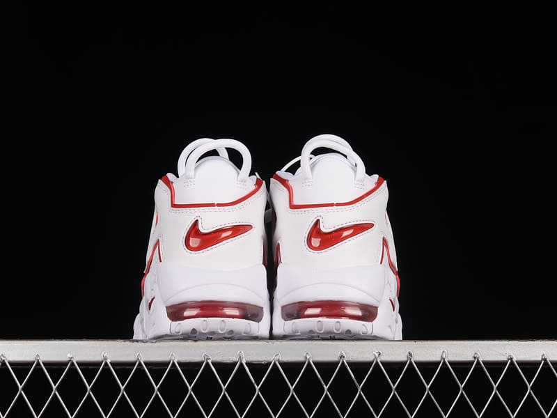 Nike Air More Uptempo White Varsity Red Outline - HYPER LIST