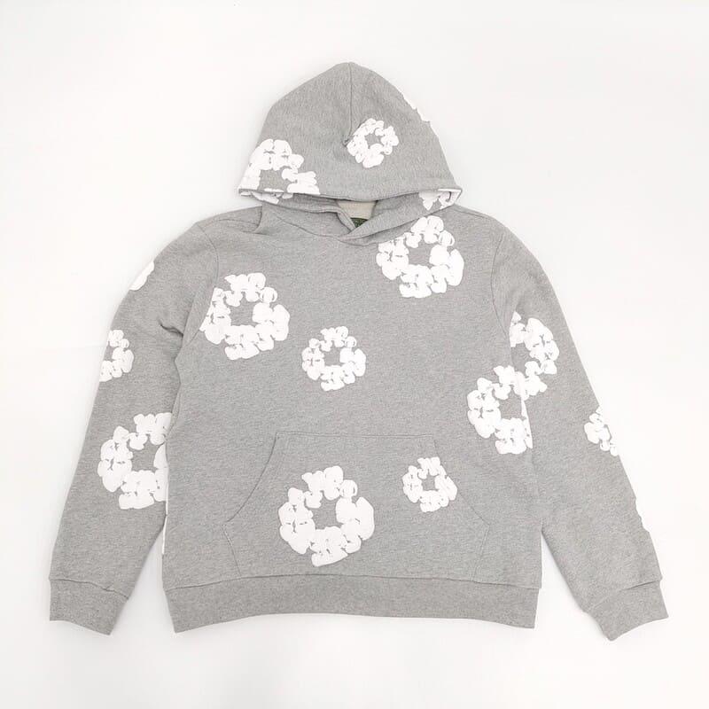 Moletom Denim Tears The Cotton Wreath Grey - HYPER LIST