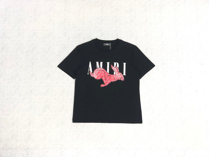 Camiseta Amiri Rabbit Logo Black - HYPER LIST