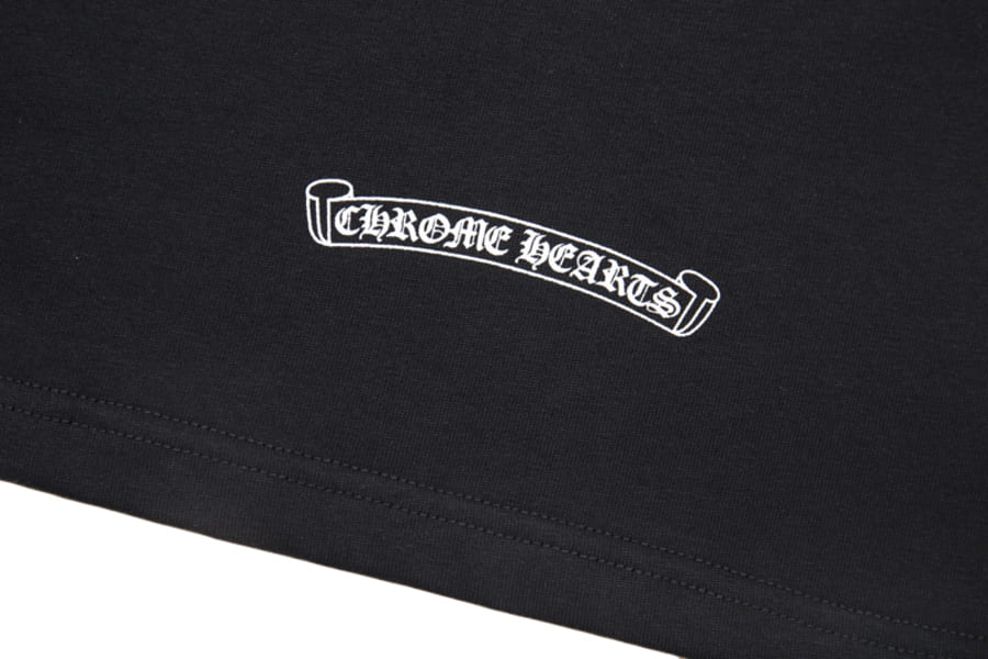 Camiseta Chrome Hearts Cross Colour Preta - HYPER LIST