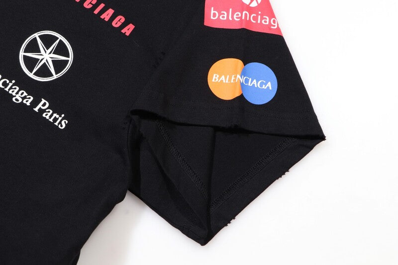 T-shirt oversize Balenciaga Top League noir