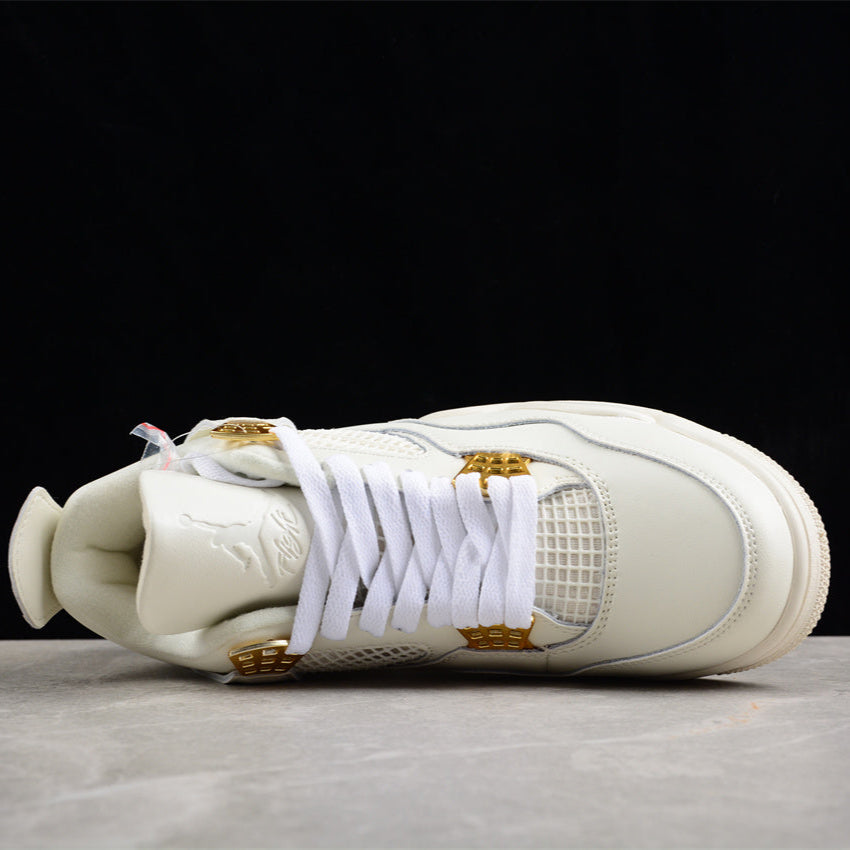 Air Jordan 4 Metallic Gold