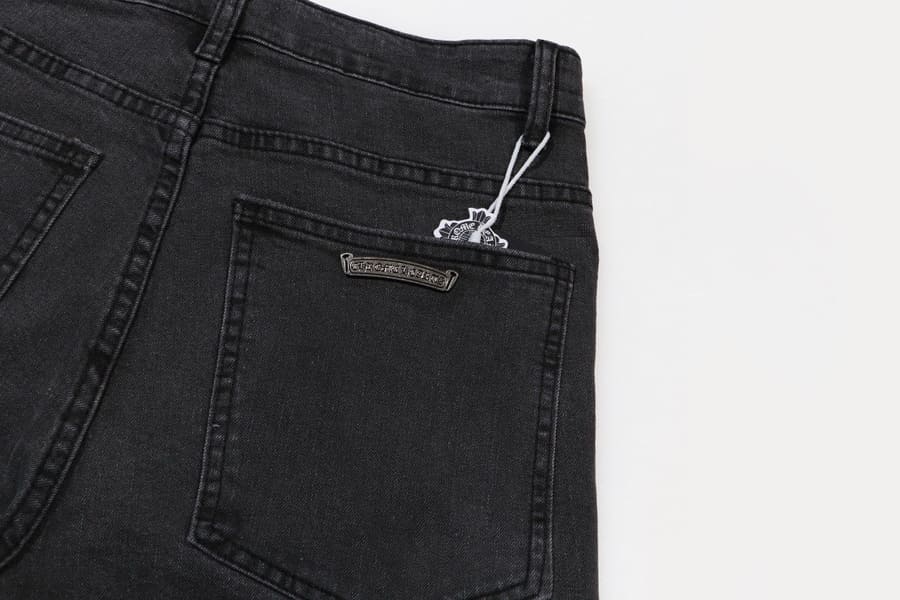 Calça Chrome Hearts Jeans Cross Patches Black - HYPER LIST