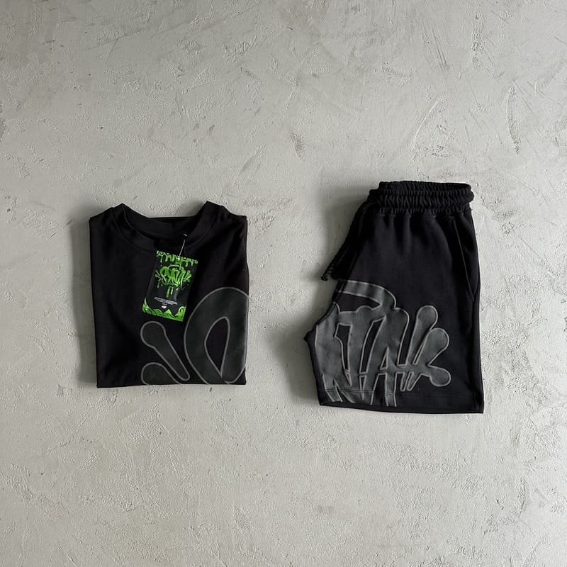 Conjunto Shorts Synaworld Preto/Cinza - HYPER LIST