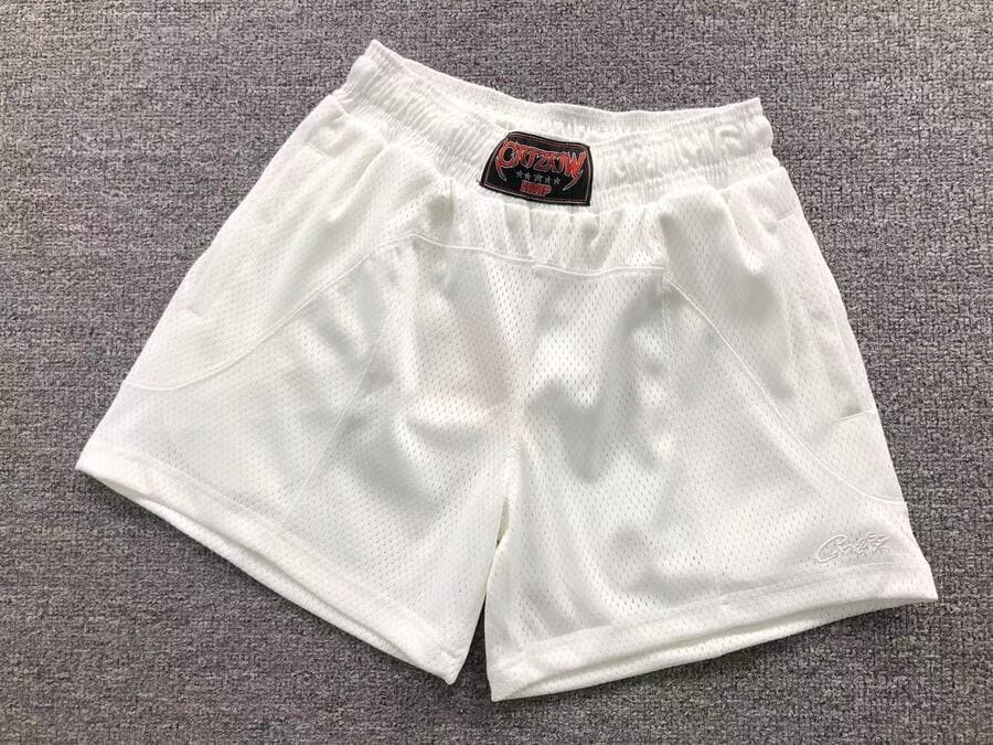 Short Corteiz HMP Mesh Panel White - HYPER LIST