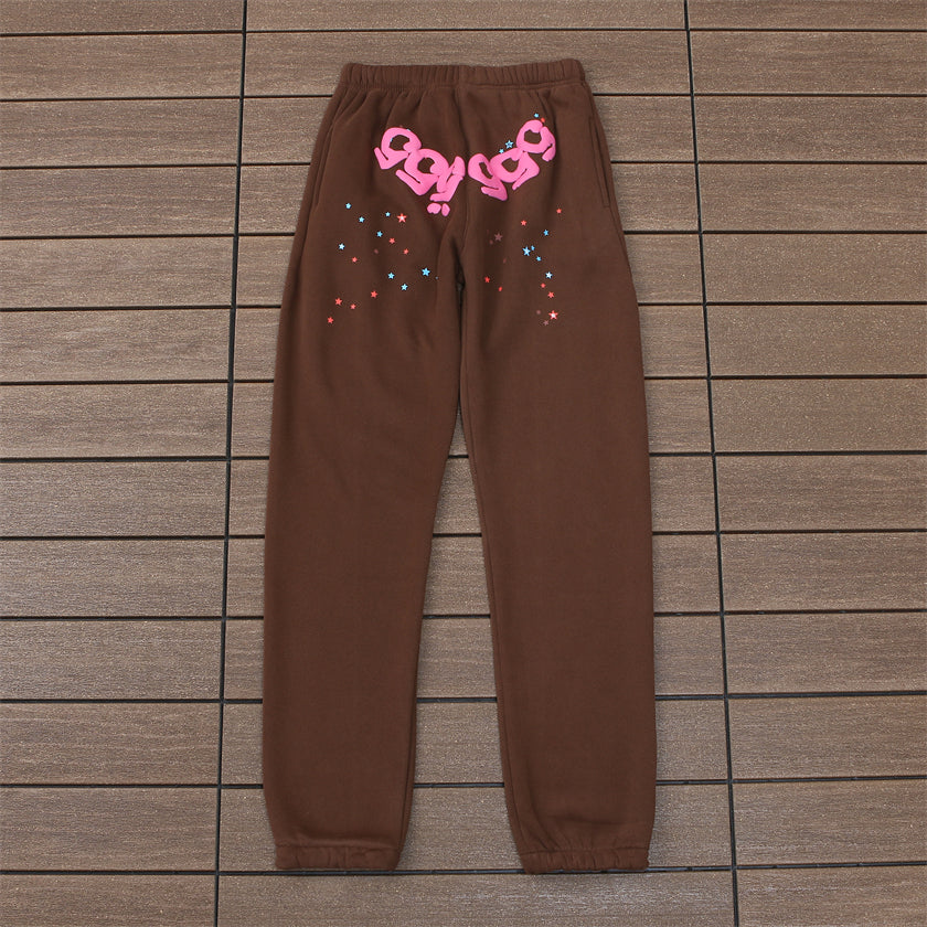 Sp5der Brown Tracksuit - HYPER LIST