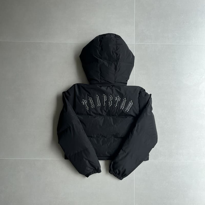 Jaqueta Feminina Trapstar Irongate Hooded Puffer Black - HYPER LIST