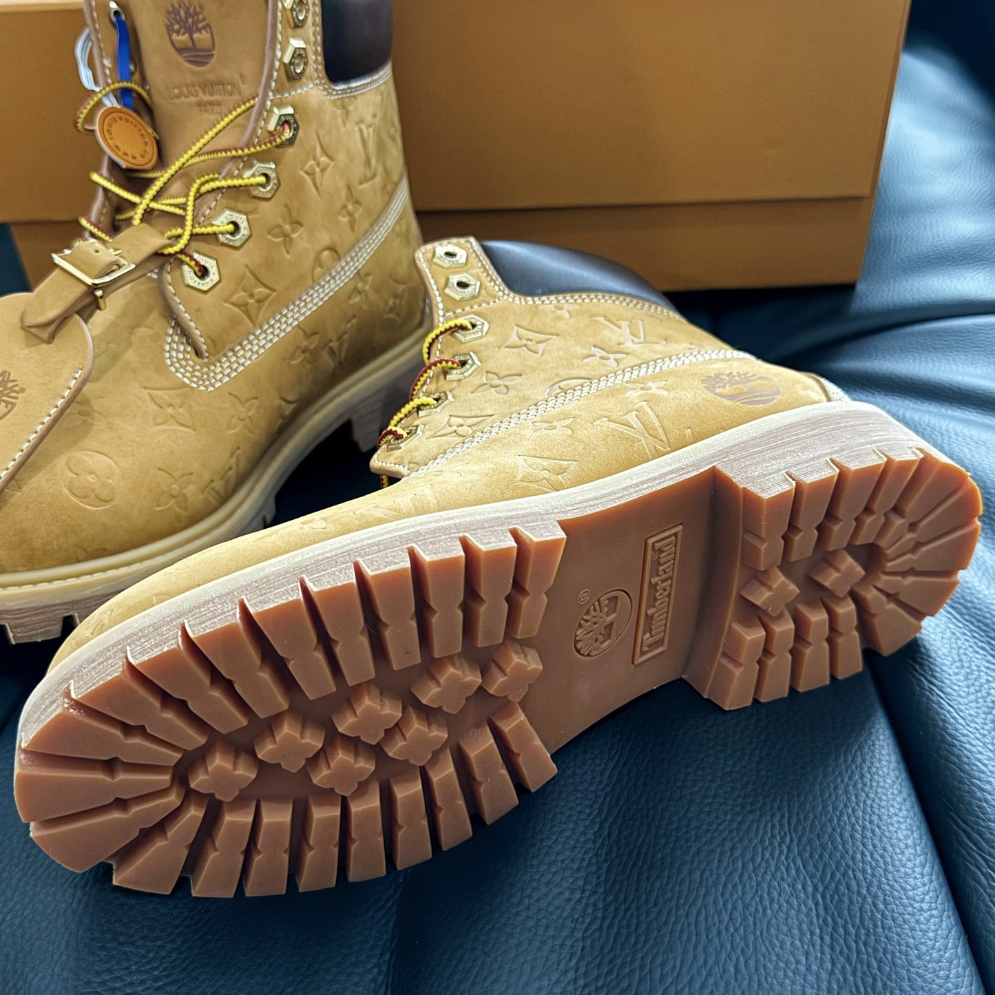 Louis Vuitton X Timberlands Brown - HYPER LIST