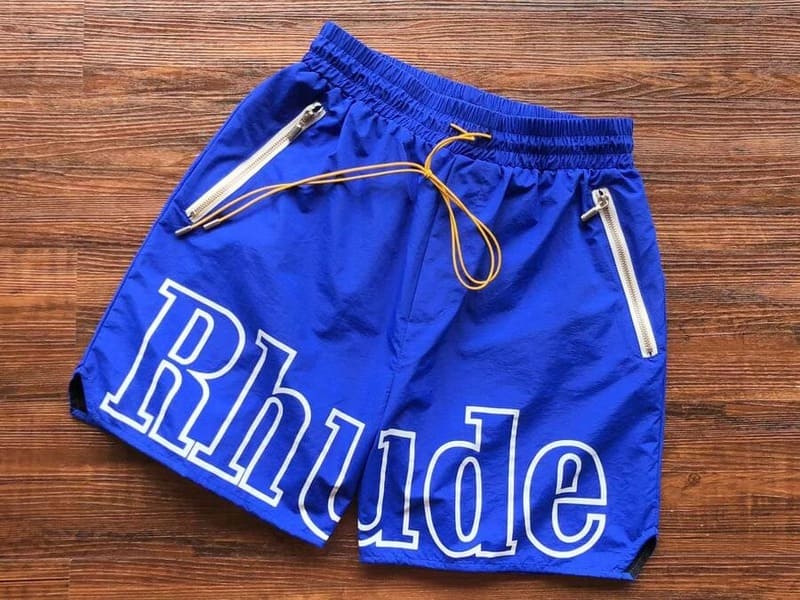 Rhude RH Logo Shorts Blue - HYPER LIST