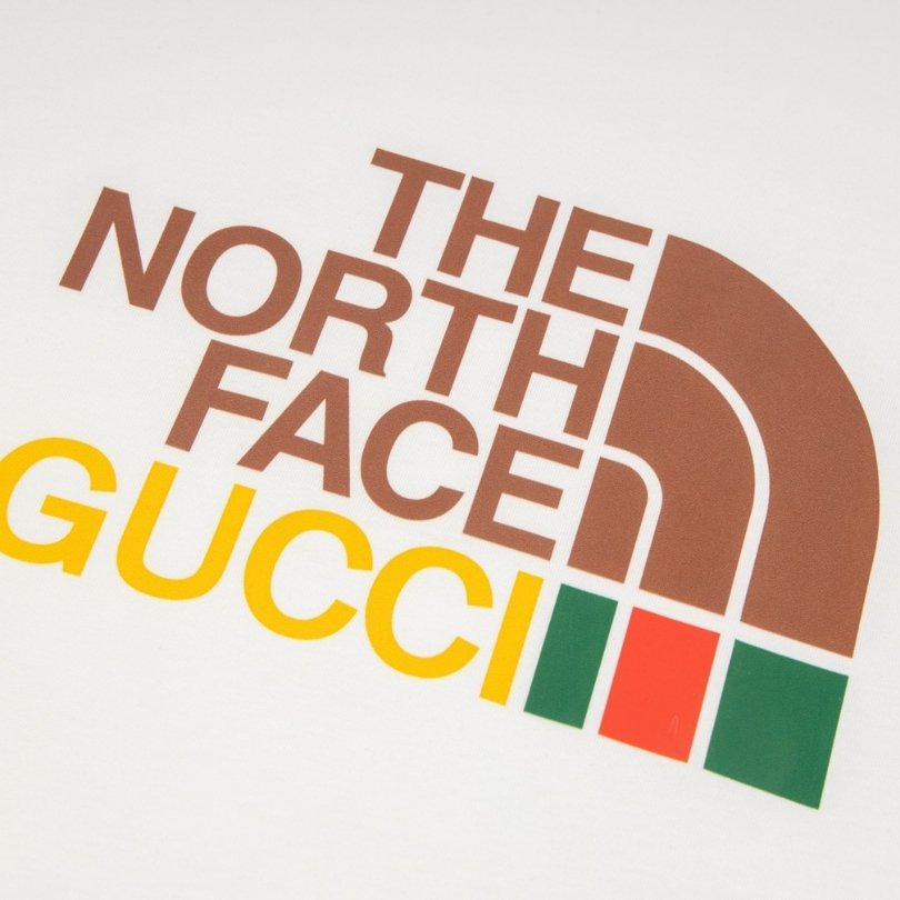 T-Shirt Gucci The North Face White GC041