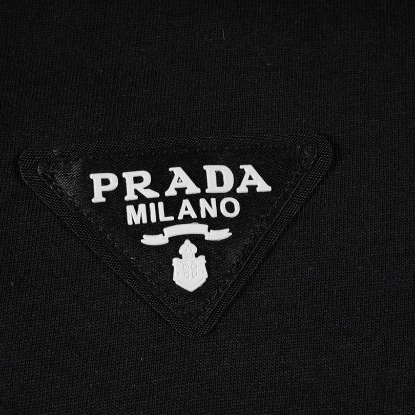 T-shirt Prada Crest Logo Black PD018