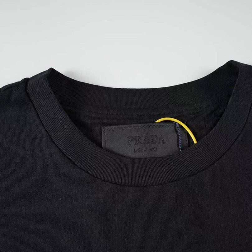 T-shirt Prada Crest Logo Black PD018