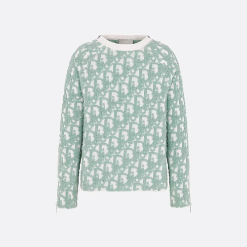 Sweater Dior Monogram Green Textured DO011