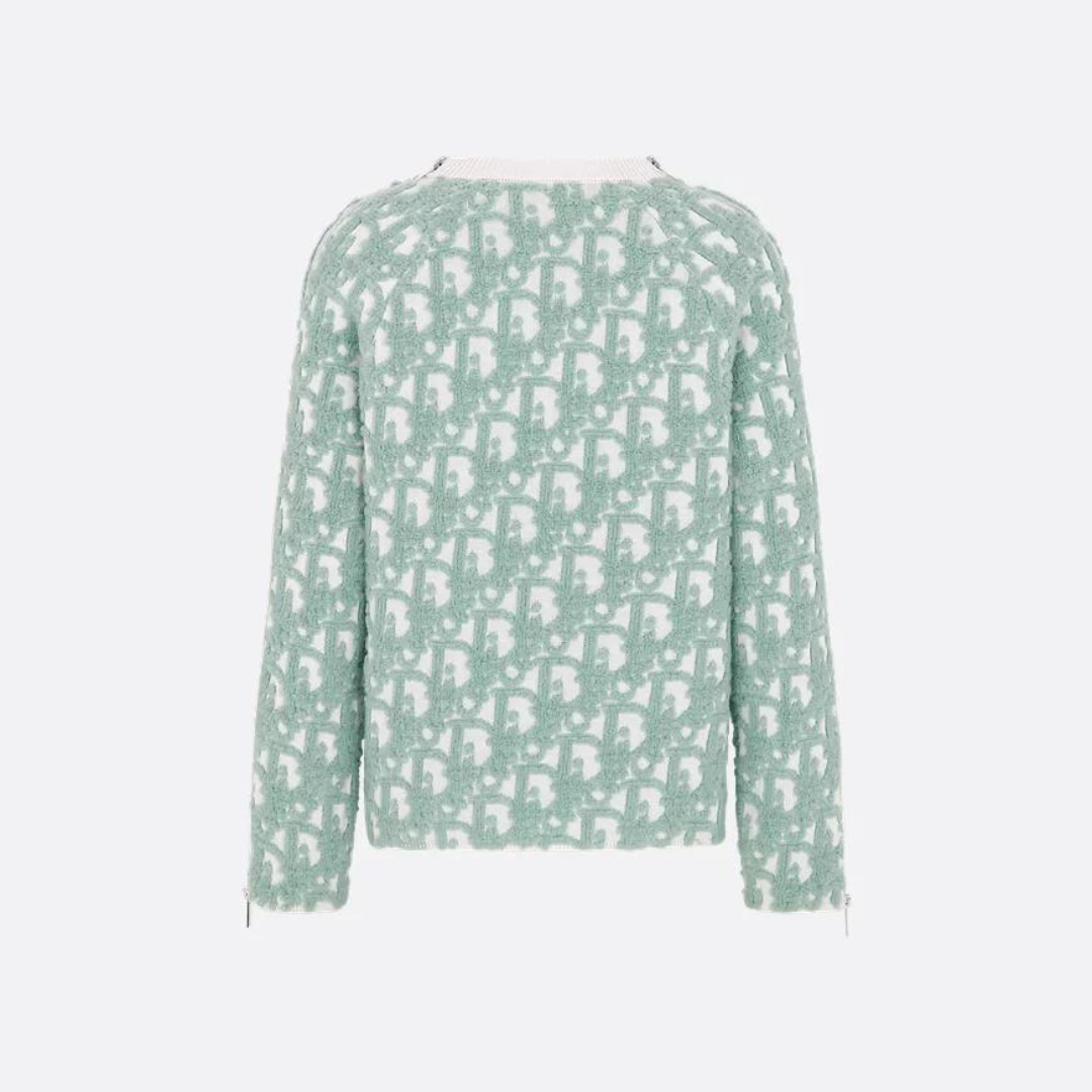 Sweater Dior Monogram Green Textured DO011