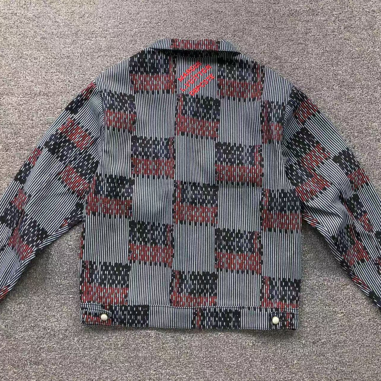 Louis Vuitton Embroided Gray Tracksuit - HYPER LIST