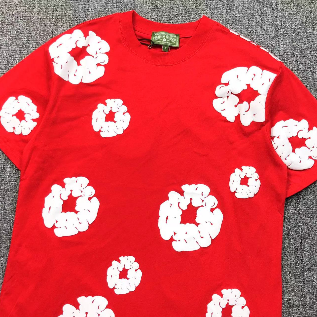 Denim Tears Red Short Set
