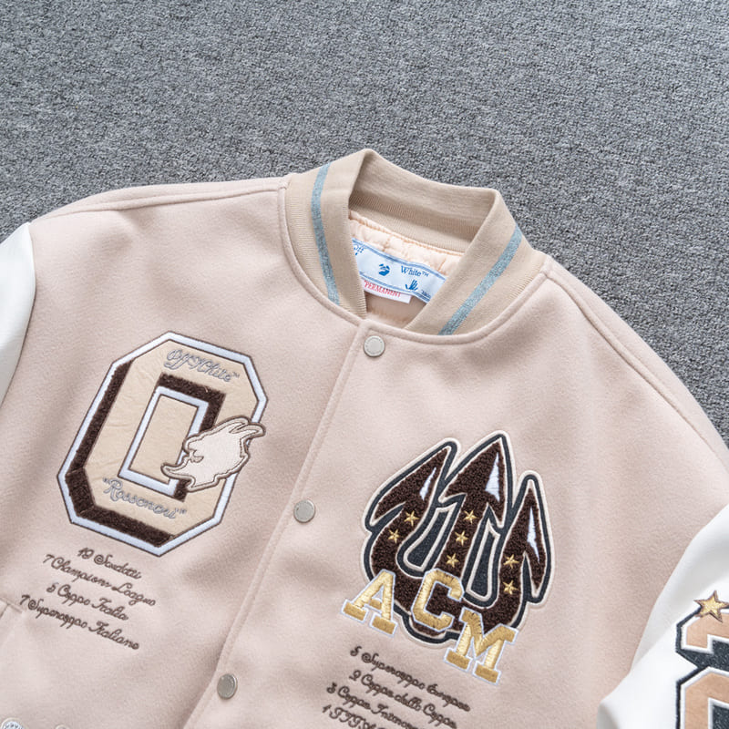 Jaqueta Varsity Off-White x AC Milan - HYPER LIST