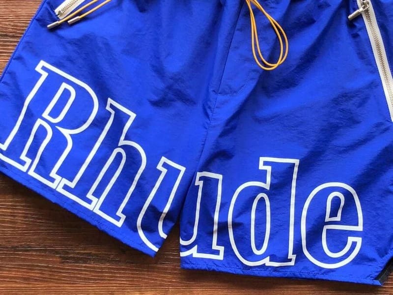 Rhude RH Logo Shorts Blue - HYPER LIST