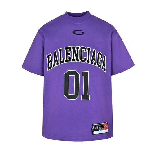 Balenciaga Basketball Series Purple T-Shirt