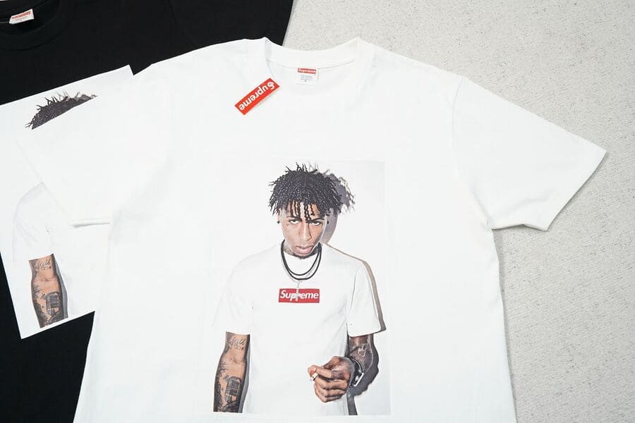 Camiseta Supreme NBA Youngboy White - HYPER LIST