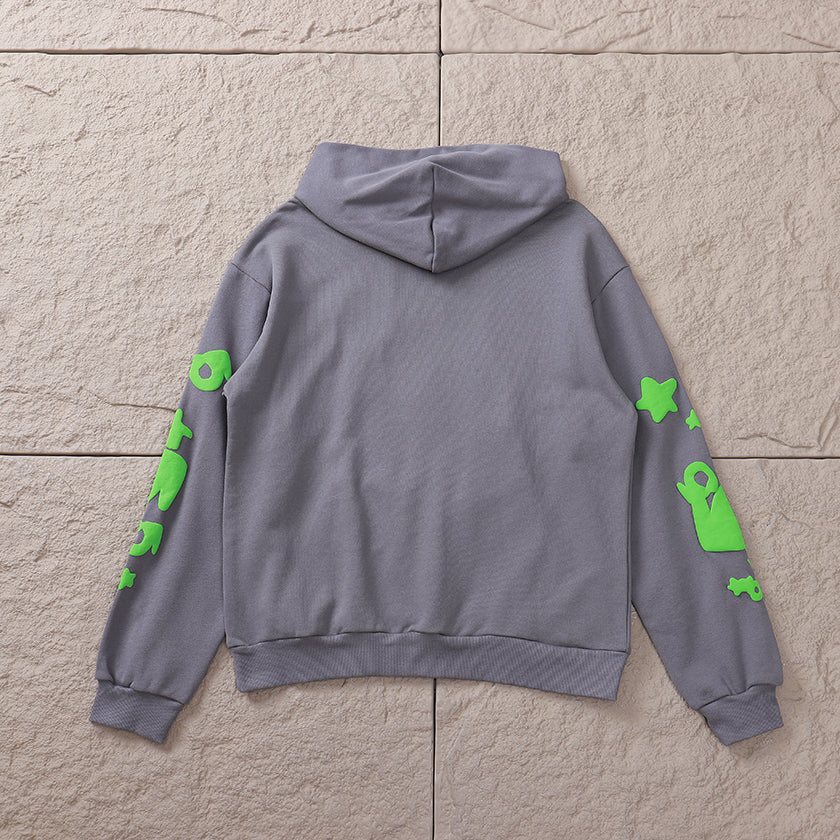 Survêtement Sp5der gris/vert