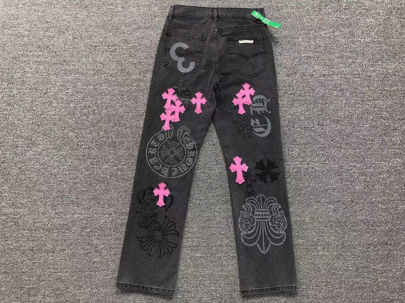 Calça Jeans Chrome Hearts Box Purple - HYPER LIST