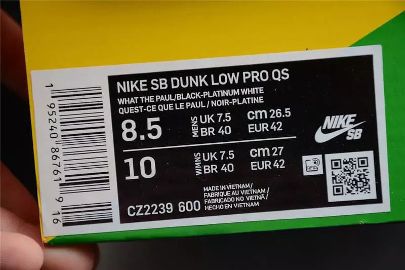 Nike SB Dunk Low What The Paul - HYPER LIST