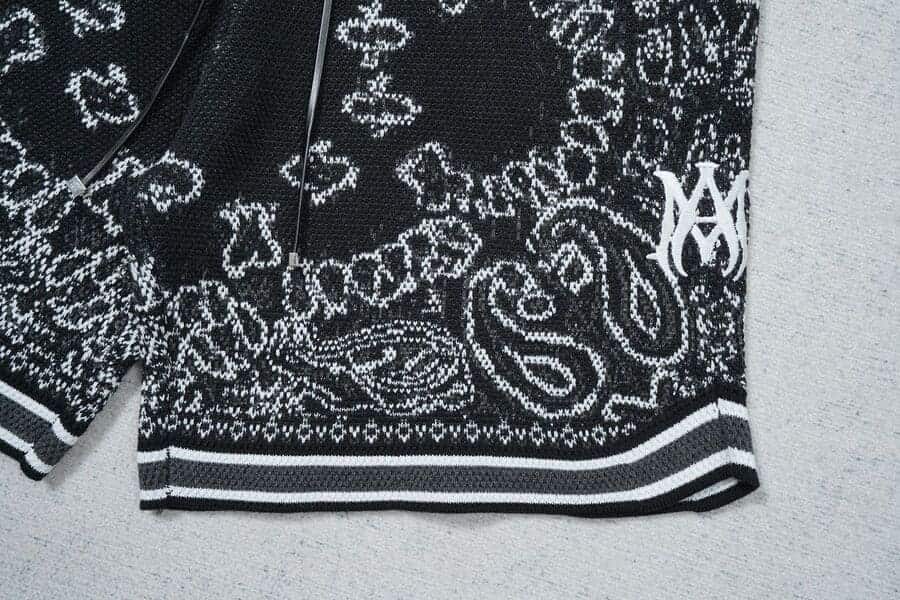 Amiri Bandana Crochet Basketball Shorts - HYPER LIST