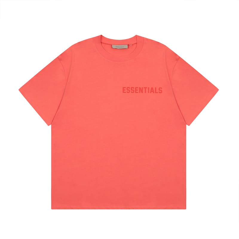 Pronta Entrega - Camiseta Essentials Fear Of God SS22 Coral - HYPER LIST