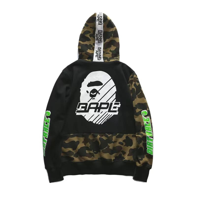 Pronta Entrega - Moletom BAPE Bmx Mask Full Zip Hoodie