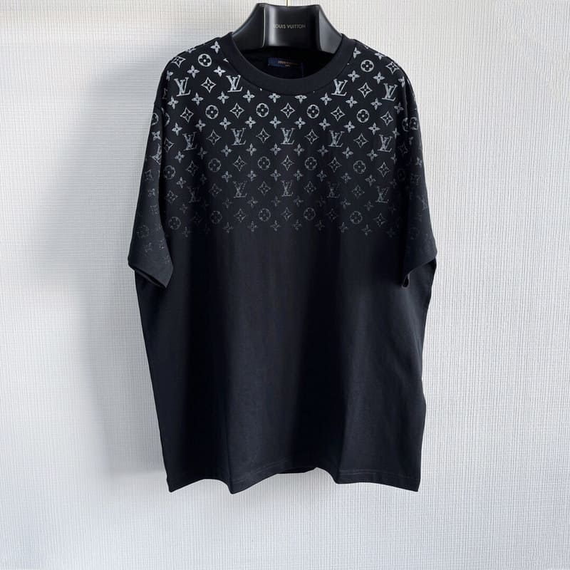 Camiseta Louis Vuitton Gradient Cotton Black - HYPER LIST