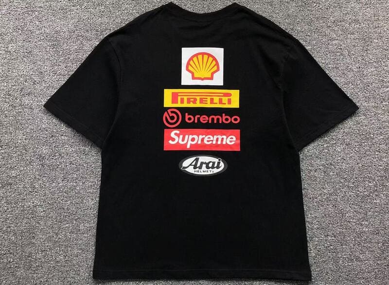 Camiseta Supreme Ducati Logo Black - HYPER LIST