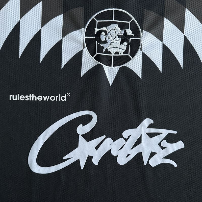 Camiseta Corteiz Futebol Preto - HYPER LIST