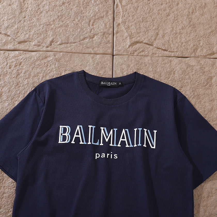Balmain Blue T-Shirt - HYPER LIST