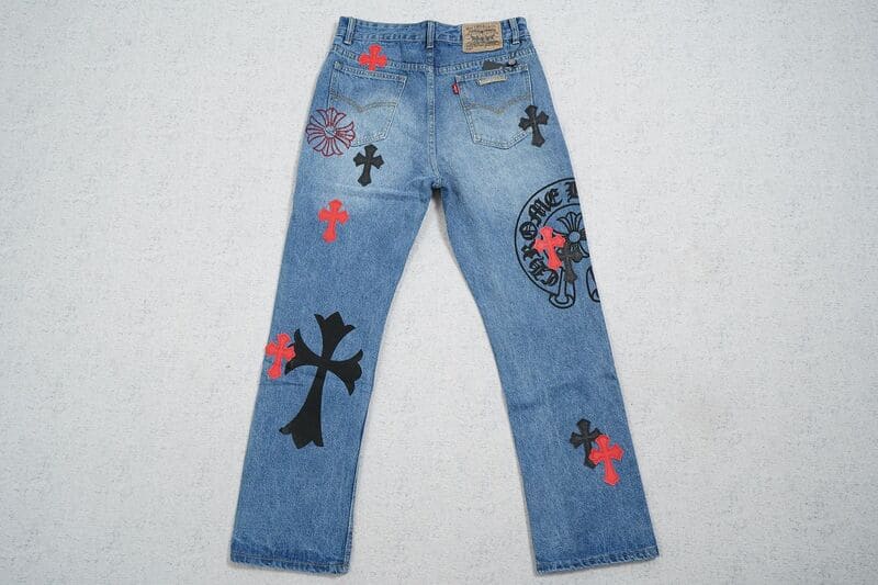Calça Jeans Chrome Hearts - HYPER LIST