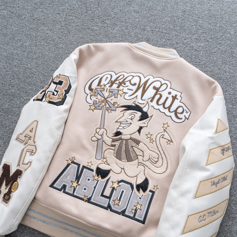Jaqueta Varsity Off-White x AC Milan - HYPER LIST