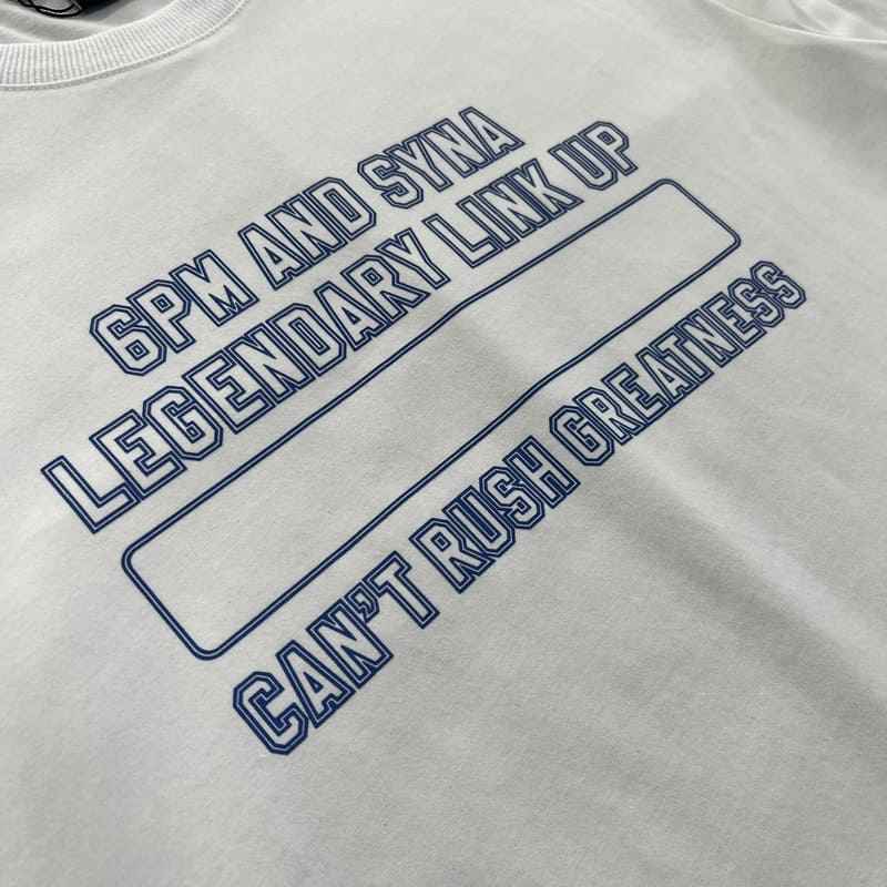 Camiseta Syna World x 6PM Rush Greatness Branca - HYPER LIST