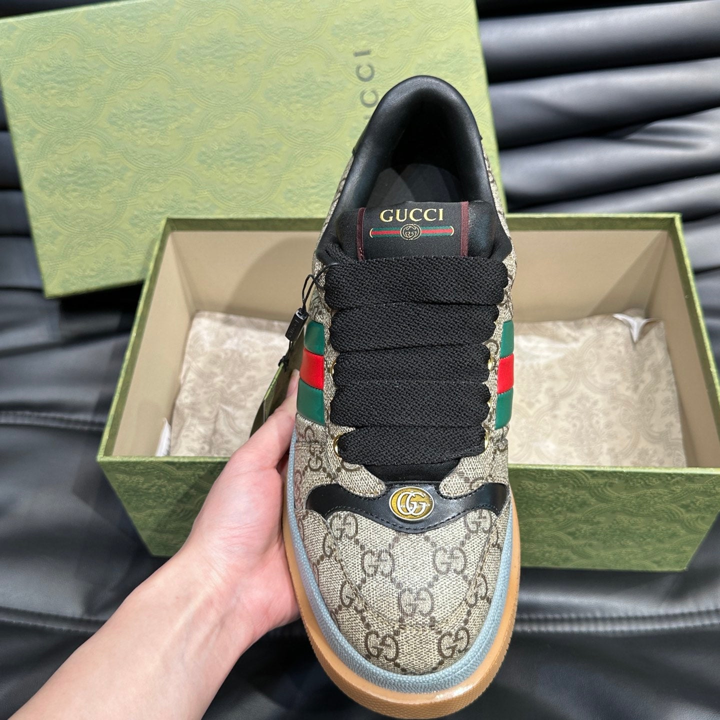 Gucci Screener 70TH Brown