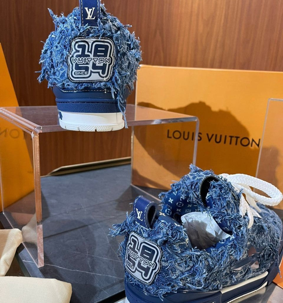 Louis Vuitton LV Skate Blue Monogram Denim - HYPER LIST