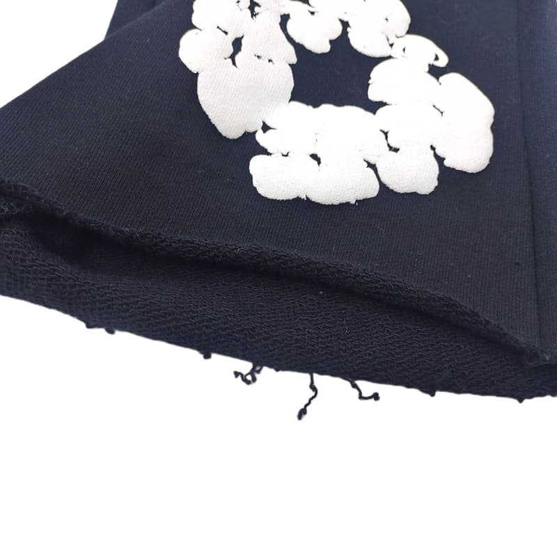 Shorts Denim Tears The Cotton Wreath Black - HYPER LIST