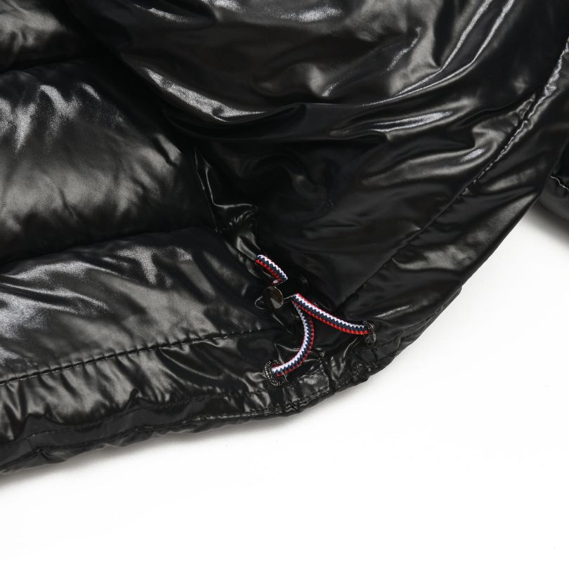 Jacket Puffer Moncler Black with Hood MCL009