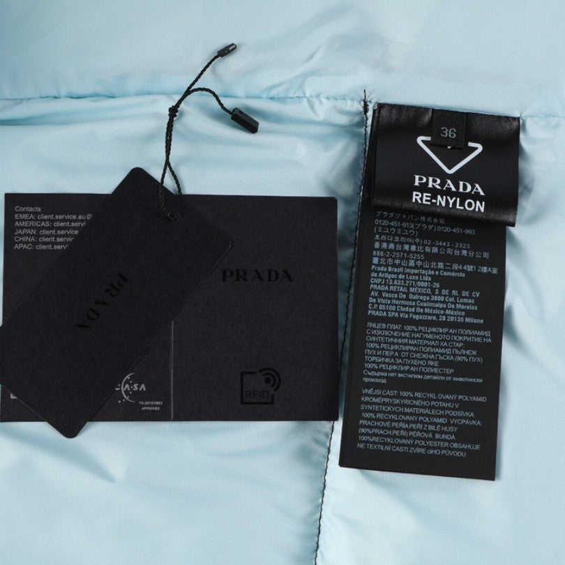 Jacket Puffer Prada Black and White PD048