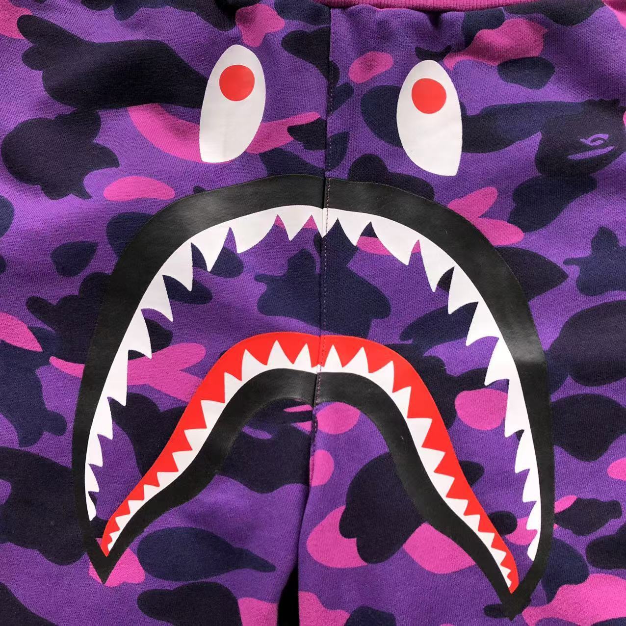 Shorts BAPE Shark Purple