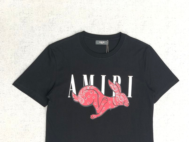 Camiseta Amiri Rabbit Logo Black - HYPER LIST