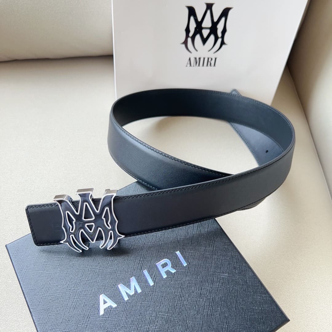 Cinto Amiri Black Logo - HYPER LIST