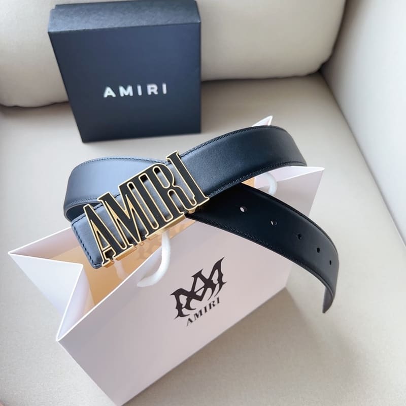 Cinto Amiri Black/Gold - HYPER LIST