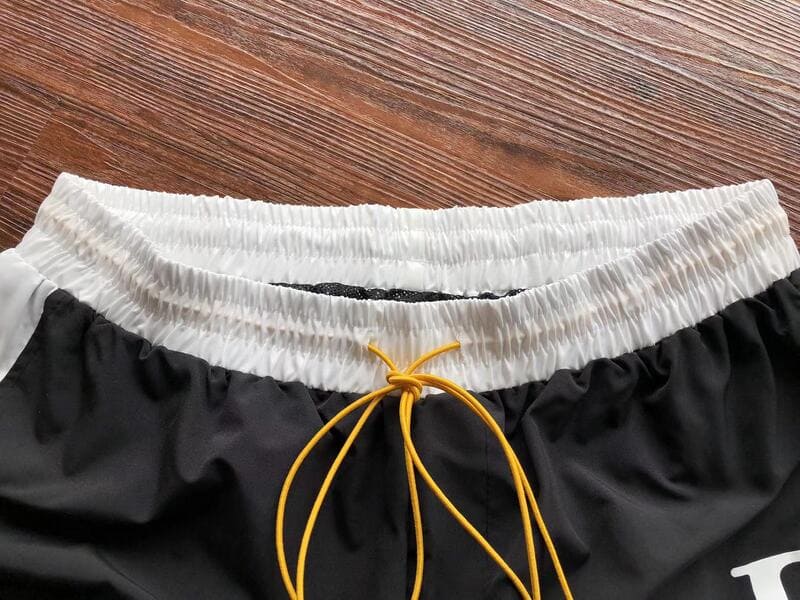 Rhude Side Logo Shorts Black - HYPER LIST