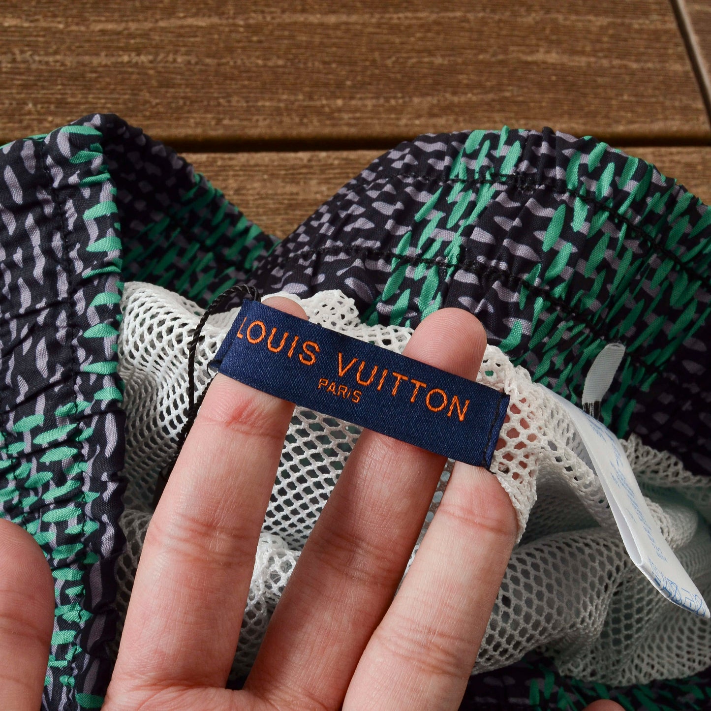 Louis Vuitton Green Short Set