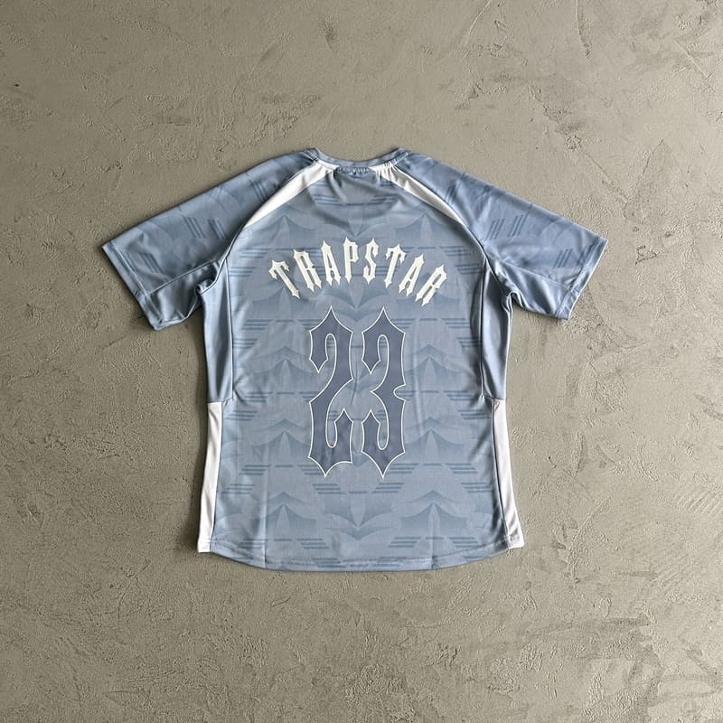Camiseta Trapstar Irongate Football Jersey Azul - HYPER LIST