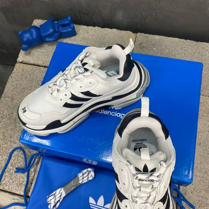 Adidas x Balenciaga Triple S White Black - HYPER LIST